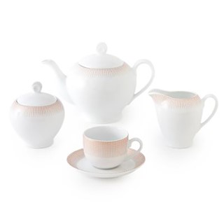 سرویس چینی 102 پارچه مریدین رزگلد چینی زرین (12 نفره)