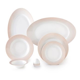 سرویس چینی 102 پارچه مریدین رزگلد چینی زرین (12 نفره)