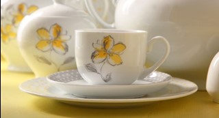 سرویس چینی 102 پارچه والنسیا زرد چینی زرین (12 نفره)