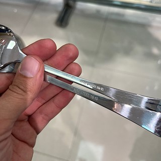 سرویس قاشق و چنگال ۱۲ پارچه ناب استیل مدل برلین براق