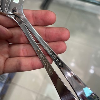 سرویس قاشق و چنگال ۱۲ پارچه ناب استیل مدل برلین مات