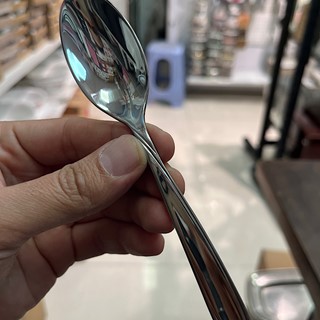 قاشق مربا خوری ناب استیل مدل لوزان براق