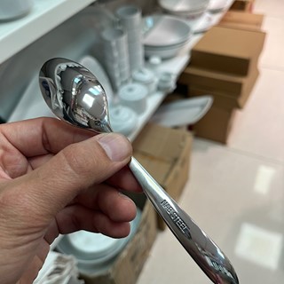 قاشق مربا خوری ناب استیل مدل لوزان براق