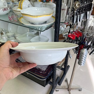 بشقاب پاستا خوری چینی نسترن مدل میلان