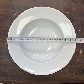 بشقاب پاستا خوری چینی نسترن مدل میلان
