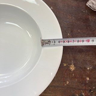 بشقاب پاستا خوری چینی نسترن مدل میلان