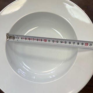 بشقاب پاستا خوری چینی نسترن مدل میلان