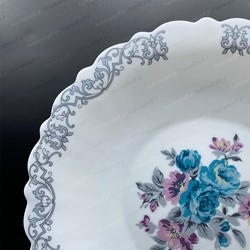 بشقاب خورشت خوری نلی آبی پارس اپال