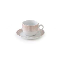 سرویس چینی 12 پارچه چای خوری مریدین رزگلد چینی زرین