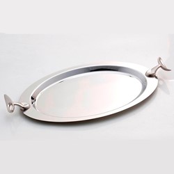 سینی بیضی تک استیل مدل لوپ