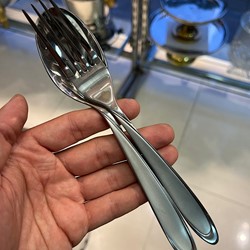 سرویس قاشق و چنگال ۱۲ پارچه ناب استیل مدل لوزان مات