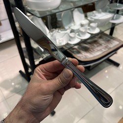 کارد غذاخوری ناب استیل مدل تشریفات ساده