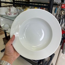 بشقاب پاستا خوری چینی نسترن مدل میلان